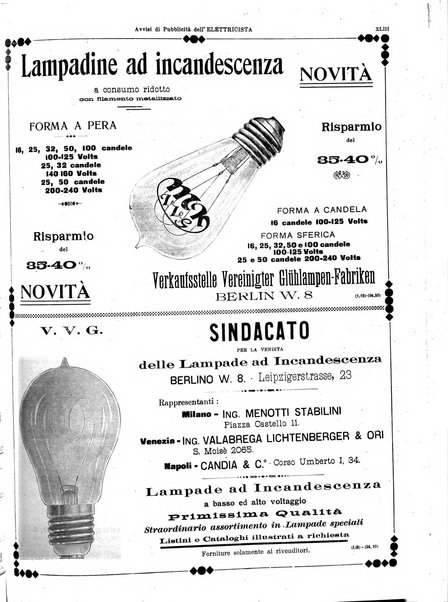 L'elettricista rivista mensile di elettrotecnica