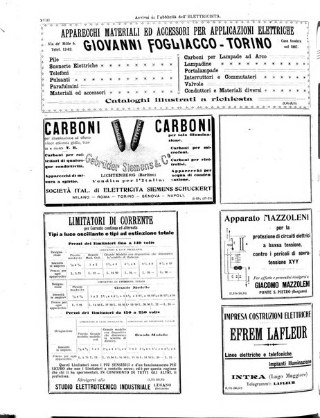 L'elettricista rivista mensile di elettrotecnica