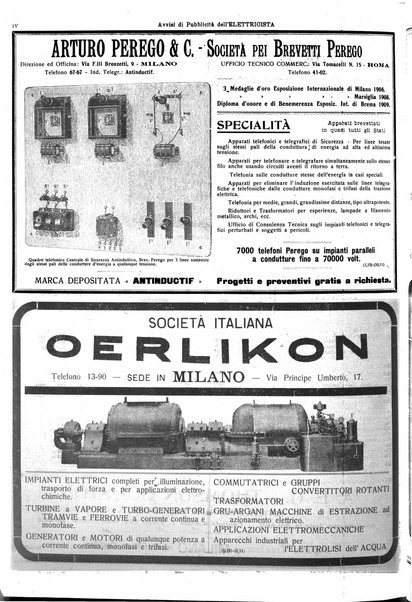 L'elettricista rivista mensile di elettrotecnica