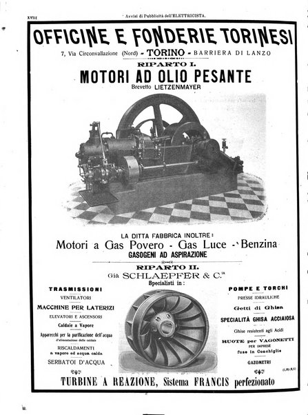 L'elettricista rivista mensile di elettrotecnica