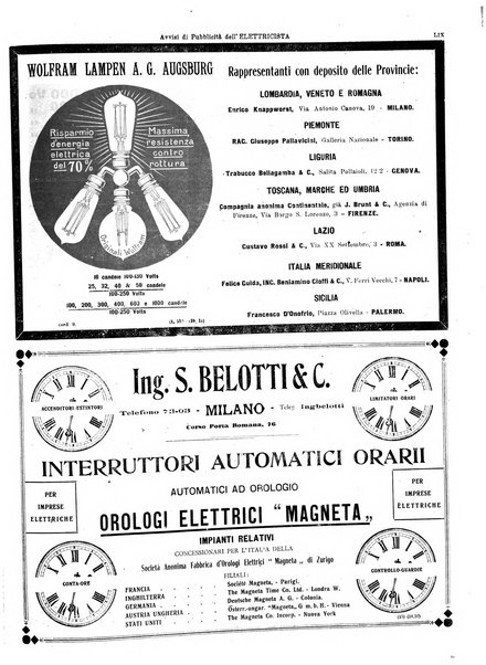 L'elettricista rivista mensile di elettrotecnica