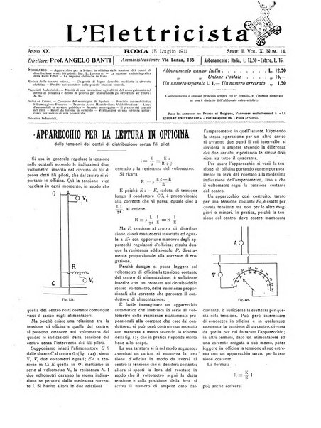 L'elettricista rivista mensile di elettrotecnica