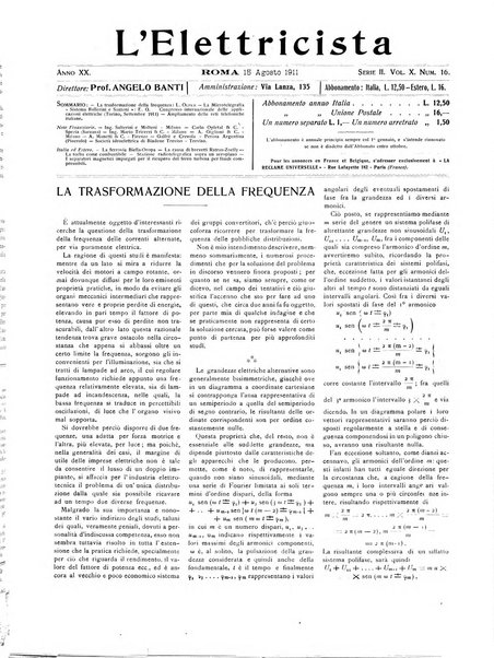 L'elettricista rivista mensile di elettrotecnica