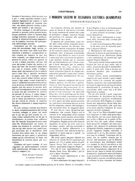 L'elettricista rivista mensile di elettrotecnica