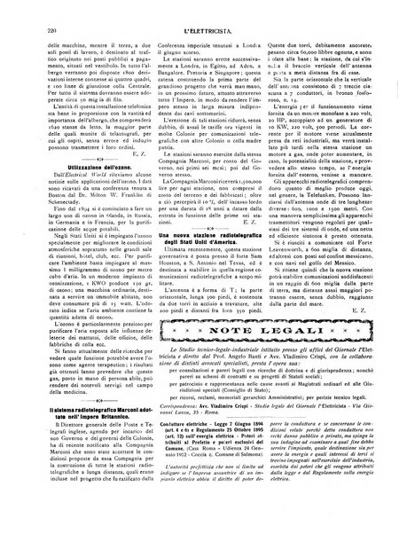 L'elettricista rivista mensile di elettrotecnica