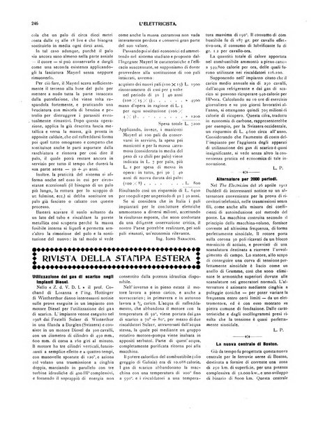 L'elettricista rivista mensile di elettrotecnica