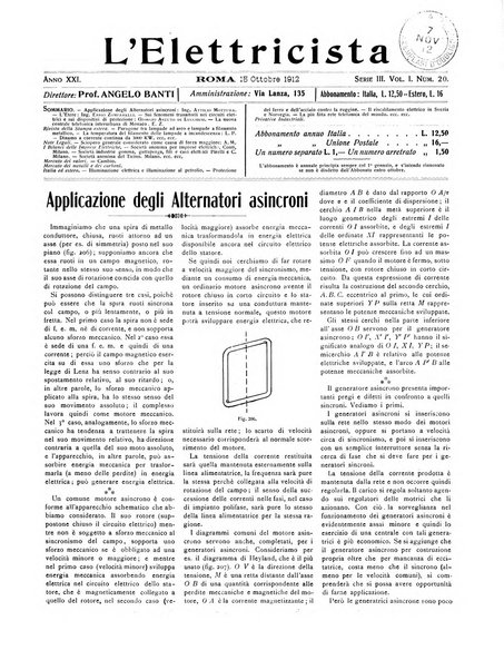 L'elettricista rivista mensile di elettrotecnica