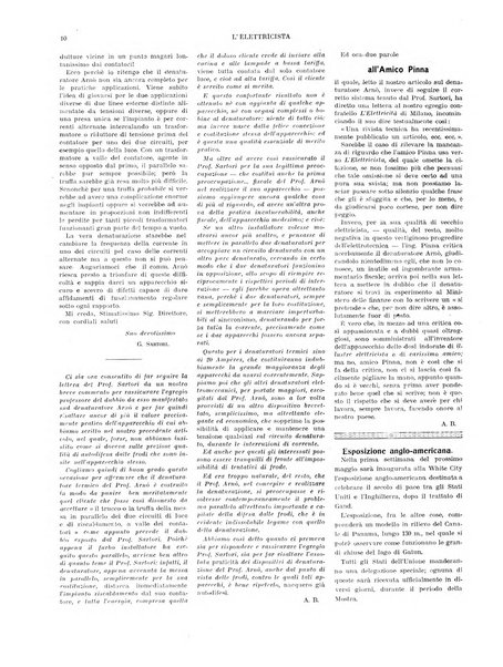 L'elettricista rivista mensile di elettrotecnica