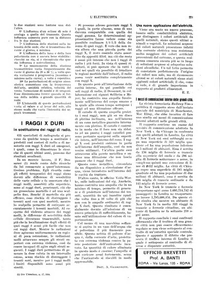 L'elettricista rivista mensile di elettrotecnica