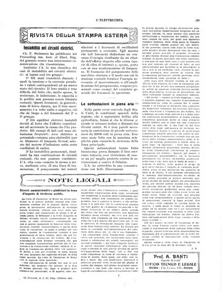 L'elettricista rivista mensile di elettrotecnica