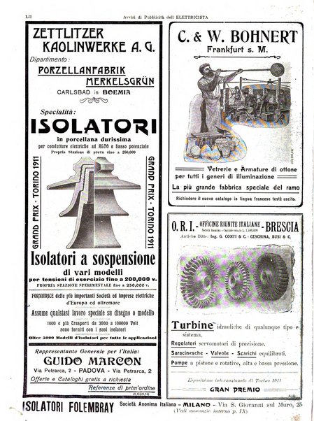 L'elettricista rivista mensile di elettrotecnica