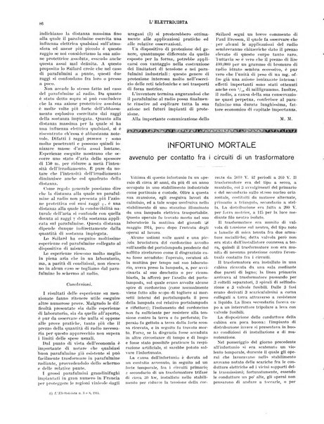 L'elettricista rivista mensile di elettrotecnica