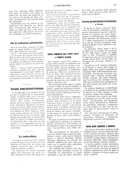 L'elettricista rivista mensile di elettrotecnica