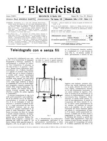 L'elettricista rivista mensile di elettrotecnica