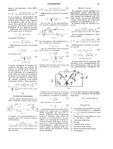 L'elettricista rivista mensile di elettrotecnica