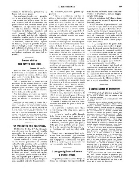 L'elettricista rivista mensile di elettrotecnica