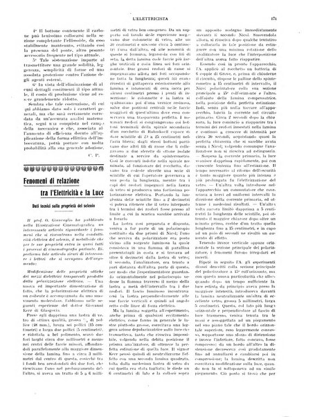 L'elettricista rivista mensile di elettrotecnica