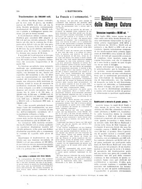 L'elettricista rivista mensile di elettrotecnica