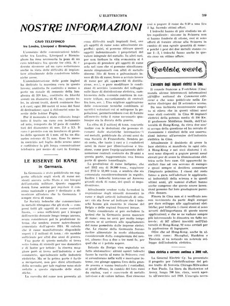 L'elettricista rivista mensile di elettrotecnica