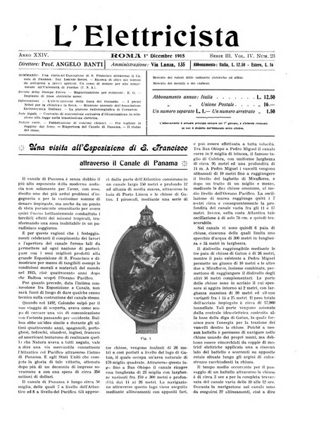 L'elettricista rivista mensile di elettrotecnica