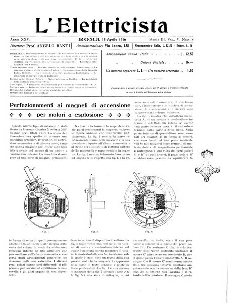 L'elettricista rivista mensile di elettrotecnica