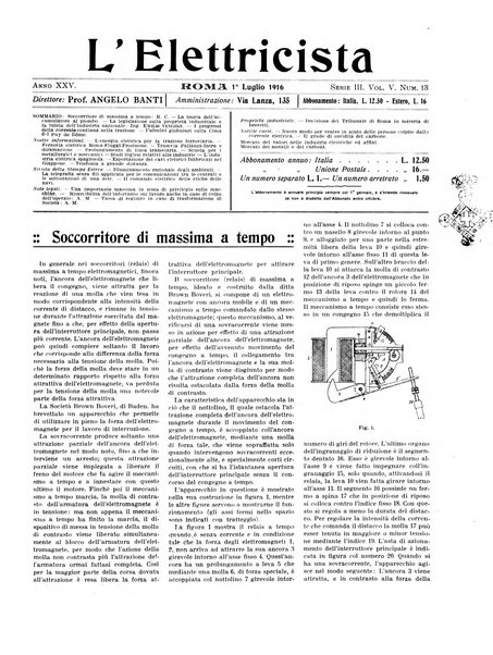 L'elettricista rivista mensile di elettrotecnica