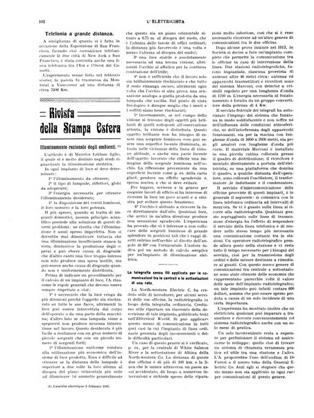 L'elettricista rivista mensile di elettrotecnica