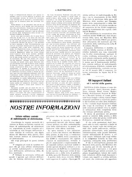 L'elettricista rivista mensile di elettrotecnica