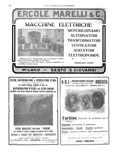 L'elettricista rivista mensile di elettrotecnica