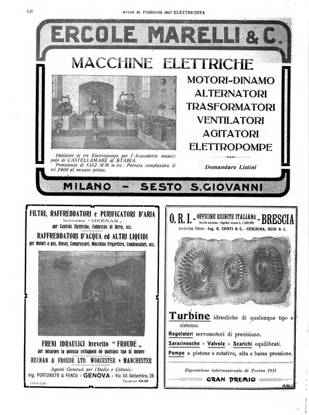 L'elettricista rivista mensile di elettrotecnica