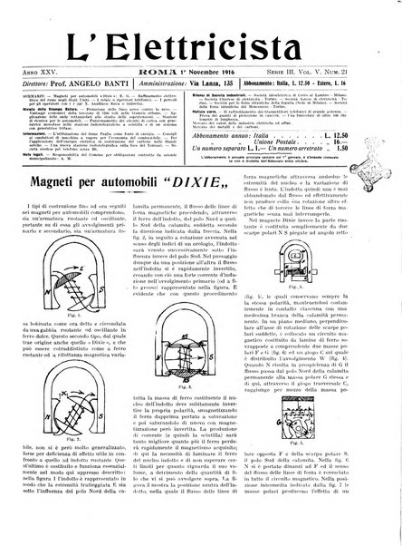 L'elettricista rivista mensile di elettrotecnica