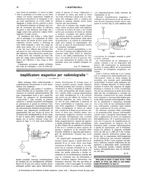 L'elettricista rivista mensile di elettrotecnica