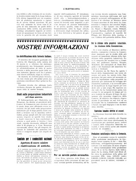 L'elettricista rivista mensile di elettrotecnica