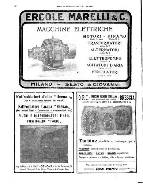 L'elettricista rivista mensile di elettrotecnica