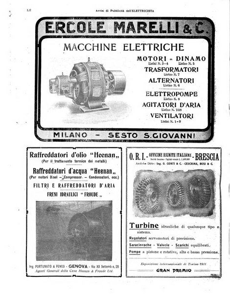 L'elettricista rivista mensile di elettrotecnica