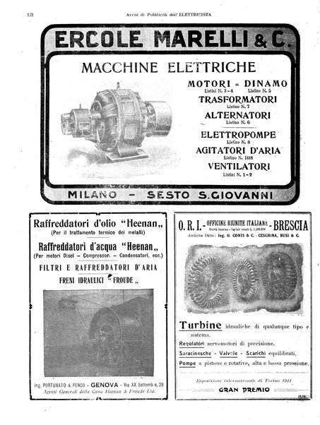 L'elettricista rivista mensile di elettrotecnica