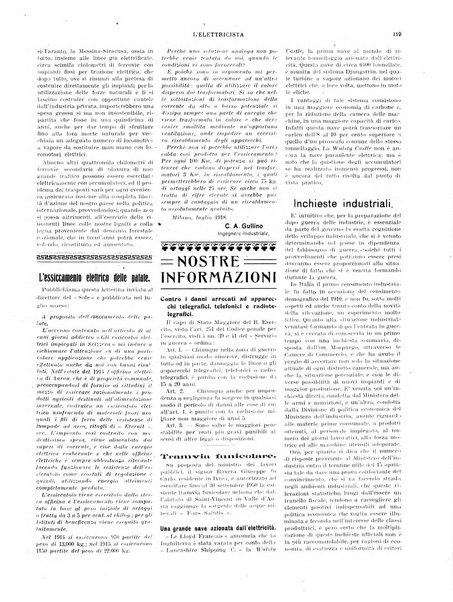 L'elettricista rivista mensile di elettrotecnica