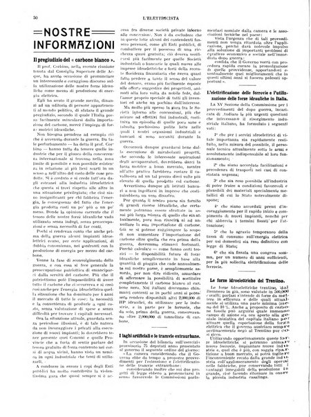 L'elettricista rivista mensile di elettrotecnica