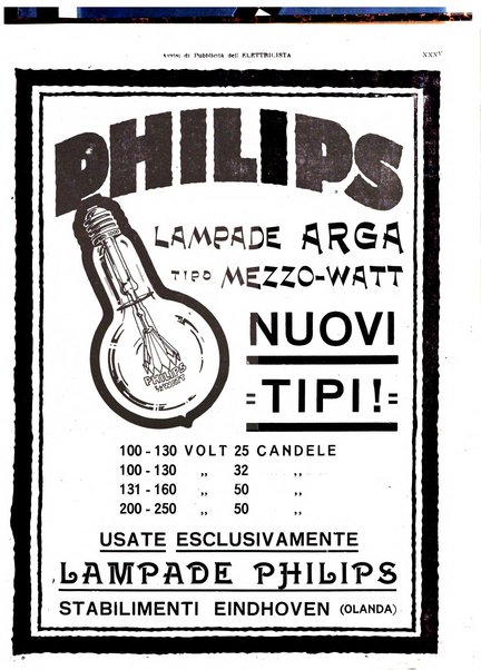 L'elettricista rivista mensile di elettrotecnica