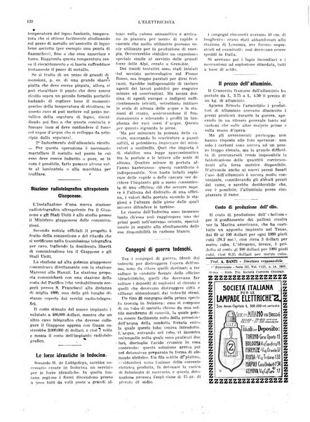 L'elettricista rivista mensile di elettrotecnica