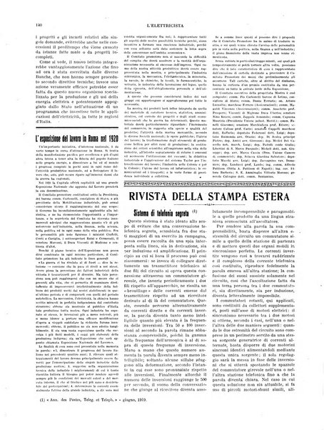 L'elettricista rivista mensile di elettrotecnica