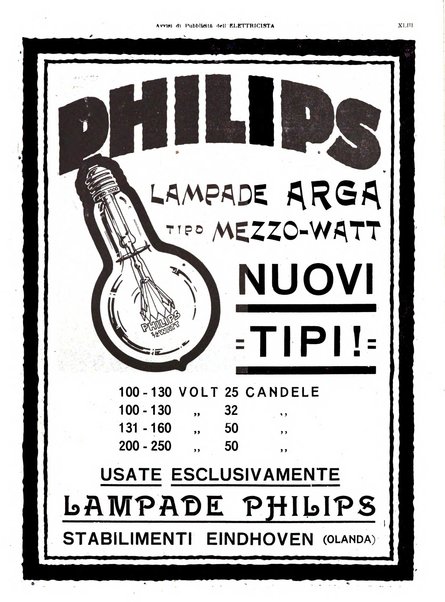 L'elettricista rivista mensile di elettrotecnica