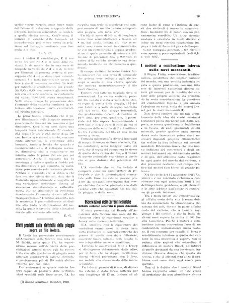 L'elettricista rivista mensile di elettrotecnica