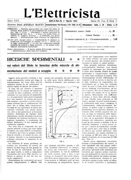 L'elettricista rivista mensile di elettrotecnica