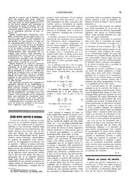 L'elettricista rivista mensile di elettrotecnica