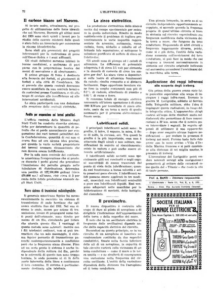 L'elettricista rivista mensile di elettrotecnica