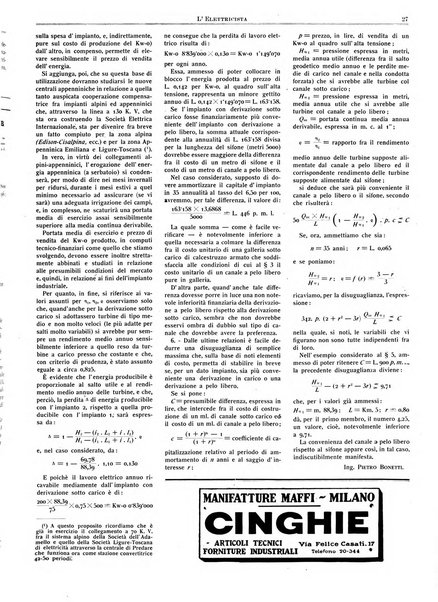 L'elettricista rivista mensile di elettrotecnica