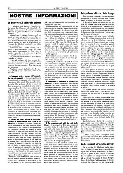 L'elettricista rivista mensile di elettrotecnica