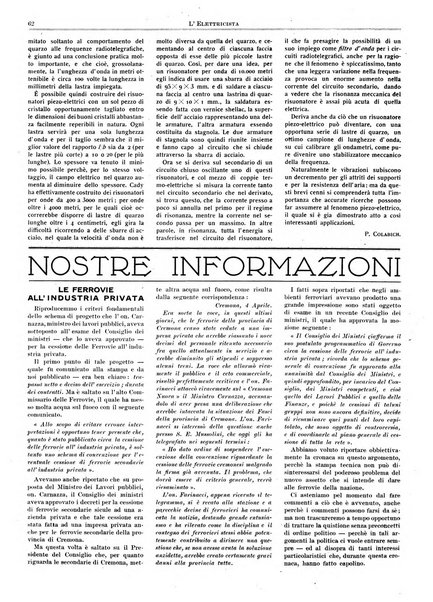 L'elettricista rivista mensile di elettrotecnica