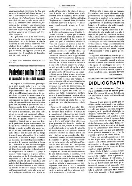 L'elettricista rivista mensile di elettrotecnica